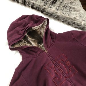 DC Fur Lined Reversible Hoodie